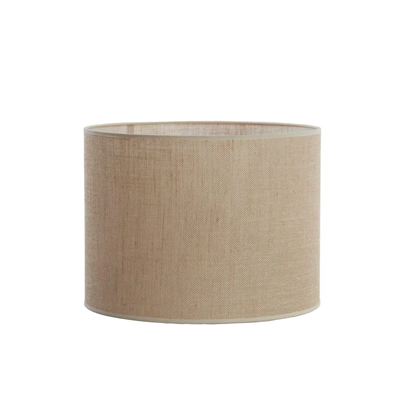 Jute-Lampenschirm Zylinderform natur Light & Living Sendai Abverkauf
