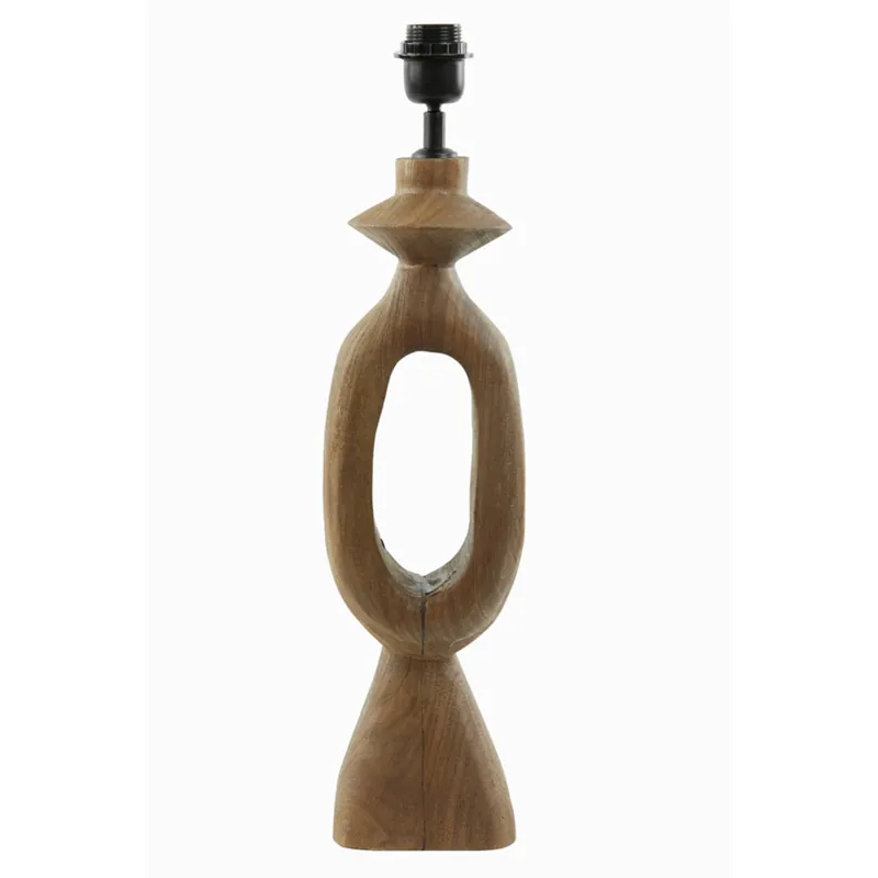Holzlampenfuß ovales Design Light & Living Django Letzte Chance