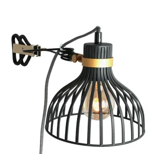 Wand Klemmspot Drahtlampe Anne Light & Home Dunbar Nur Heute