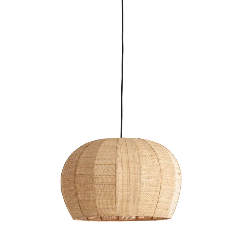 Knallerangebot Rattan-Hängelampe in Naturtönen Light & Living Rafaella