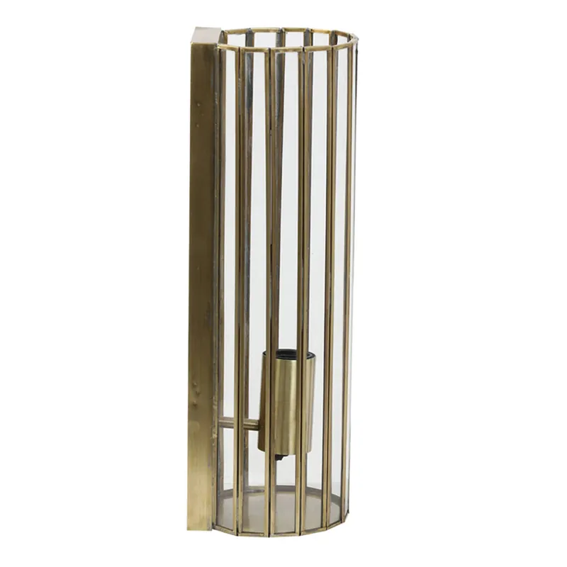 Messing Wandleuchte mit Glas Light & Living Stroeby Direktkauf