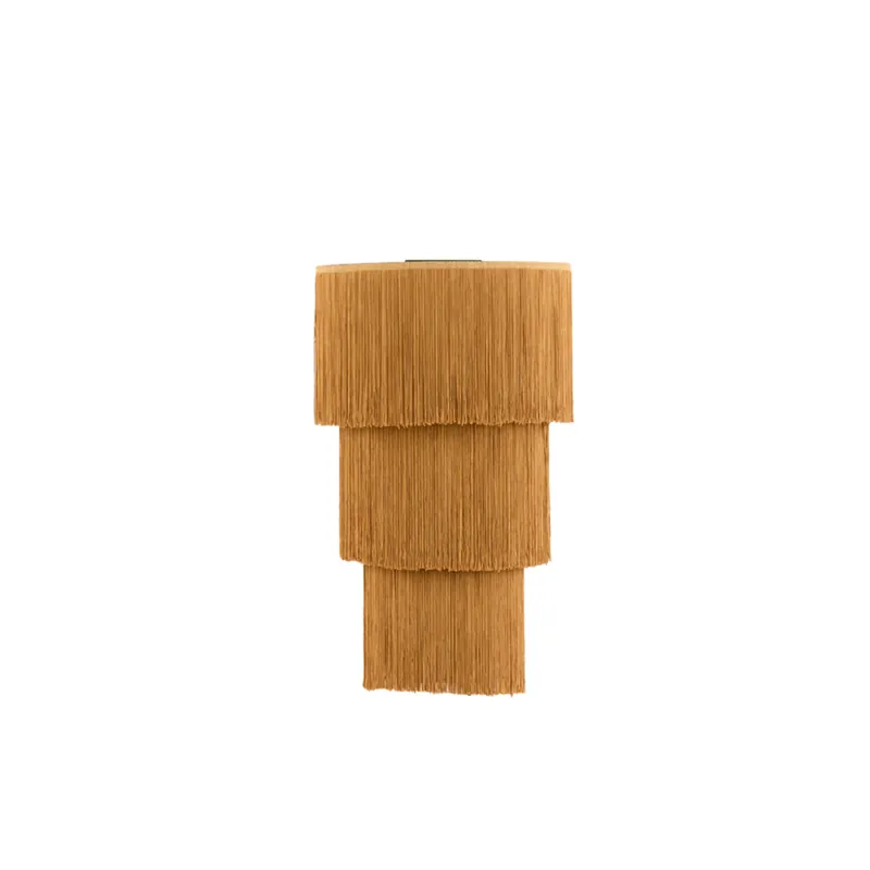 Letzte Chance Boho Wandleuchte mit braunen Fransen Light & Living Malaika