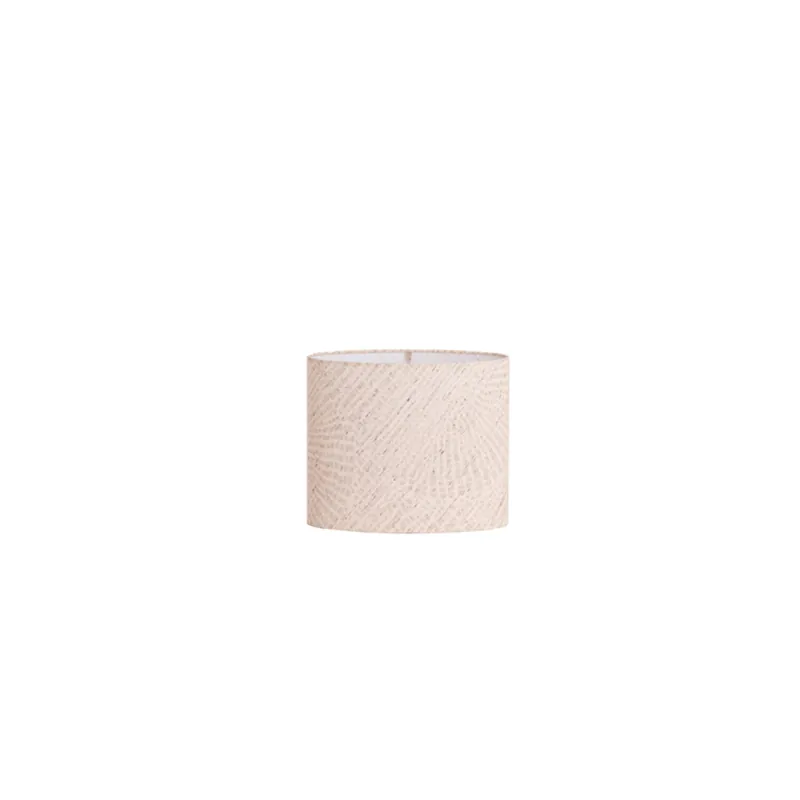 Kompakter ovaler Lampenschirm beige gemütliches Licht Light & Living Stone Angebot