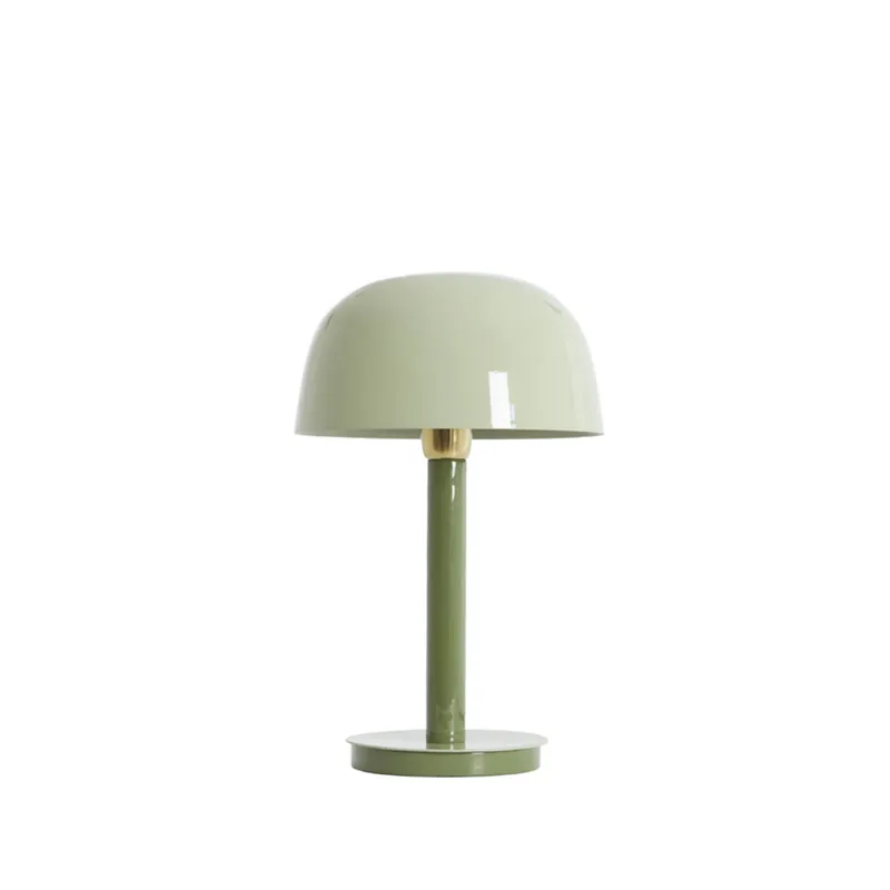 Geprüft Retro Tischlampe oliv und hellgrün frischer Twist Light & Living Marivet