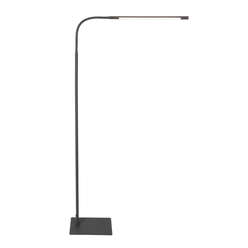 Moderne schwarze verstellbare Stehleuchte Mexlite Serpent Neue Kollektion
