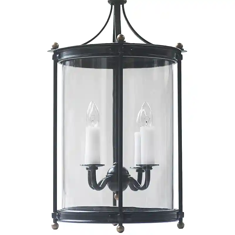 HL 2428 Laterne mit rundem Glasmantel Mega-Angebot