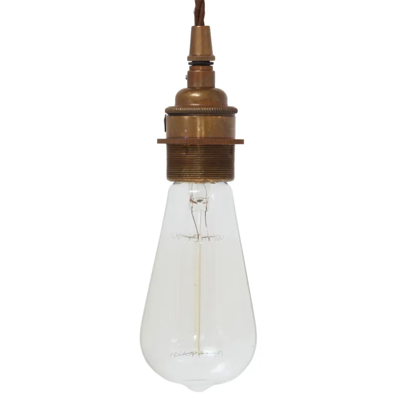 Schlichte Hängeleuchte zum Einsatz mit Edison-Glühlampe Neue Kollektion