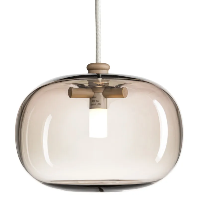 Beliebt Design-Pendelleuchte PEBBLE aus mundgeblasenem Glas