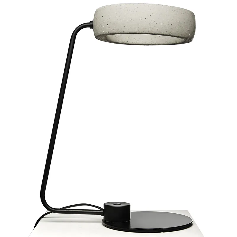 Design-Tischleuchte mit Ring aus Beton Saisonangebot