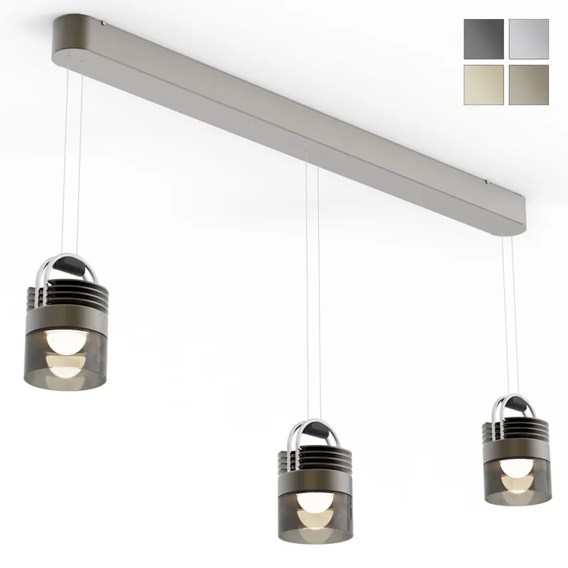 Sonderaktion AIRMOD TRIO Moderne 3-fach-Pendelleuchte, viele Varianten mit Glas oder Lochblende