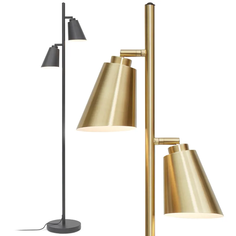 Elegante, zweiflammige Stehlampe BRE-F Bestpreis