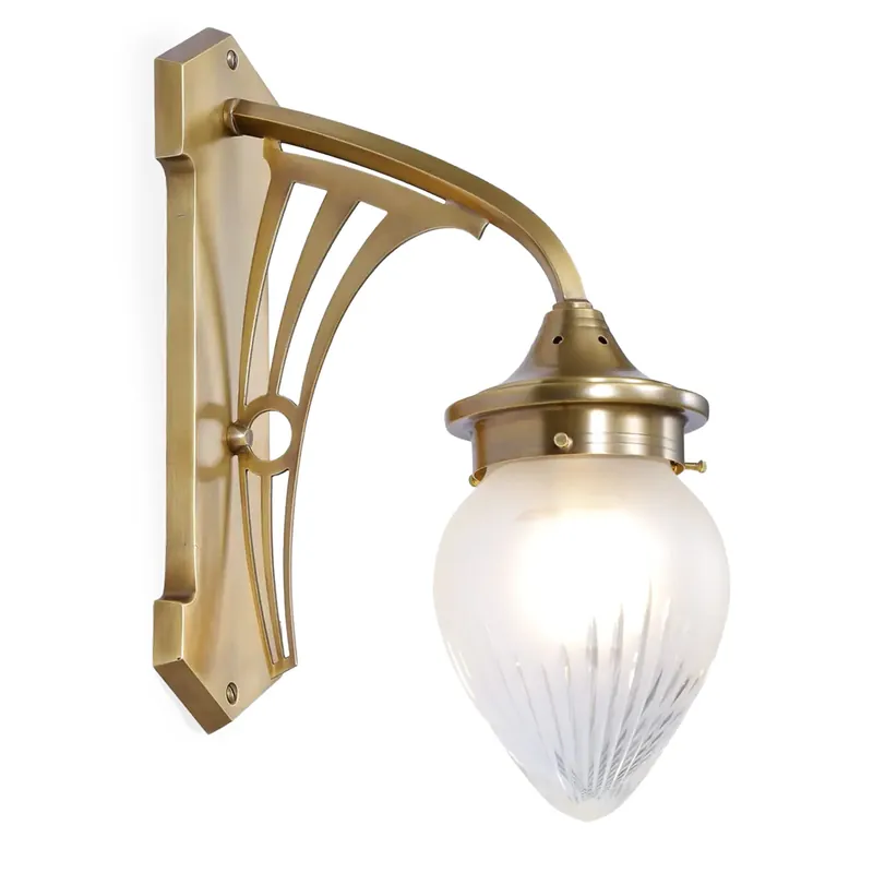 Elegante Jugendstil-Wandleuchte GENUA Neue Ware