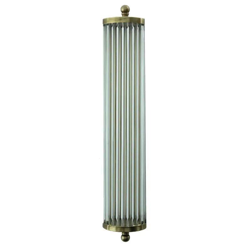 Klassische Säulen-Wandleuchte für Spiegel, Glasstäbchen, IP44 Mega-Angebot
