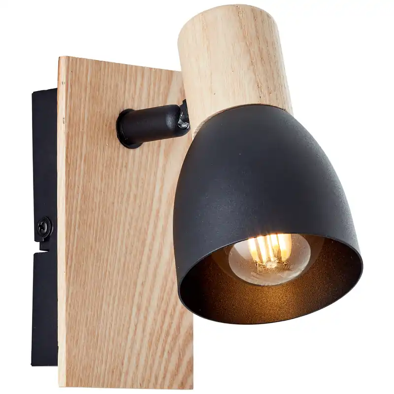 Top-Seller Daintree Strahler 1-flammig holz/schwarz