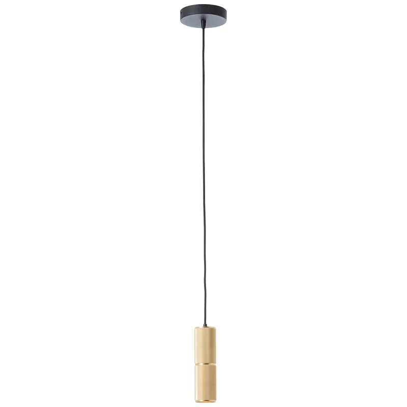 Bestpreis Marty LED Pendelleuchte 12,5cm sand schwarz/matt gold