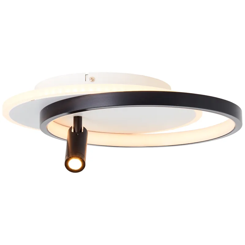 Eunomia LED Deckenleuchte 35x30cm 1flg schwarz/weiß Günstig
