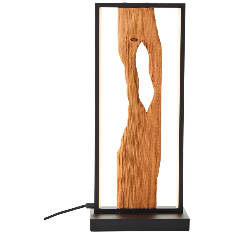 Neu Im Sortiment Chaumont LED Tischleuchte 50cm schwarz/holz