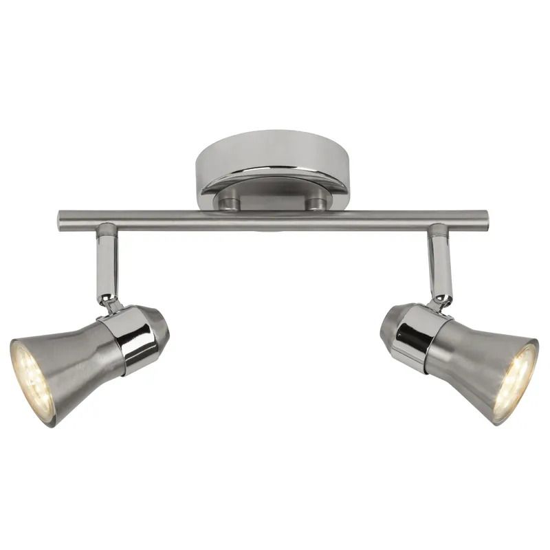 Sanny LED Spotrohr 2flg eisen/chrom Heißes Angebot