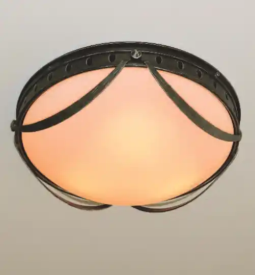 Online Kaufen Schalen-Deckenleuchte im Empirestil mit Opalglas DE 2527