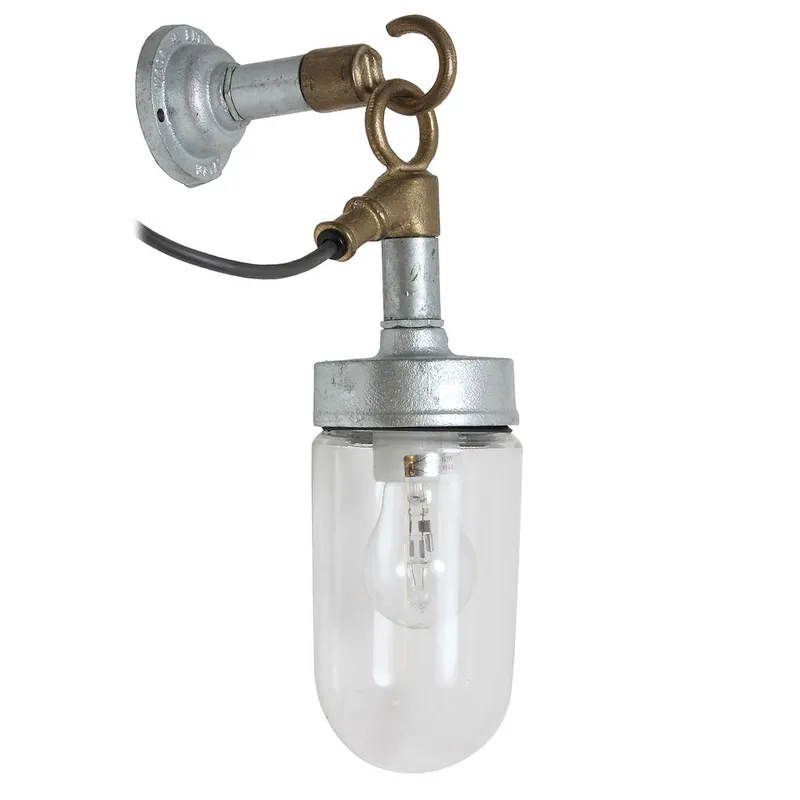 Kracherpreis Landhausstil-Außenwandlampe mit eingehängtem Leuchtenkörper 7679