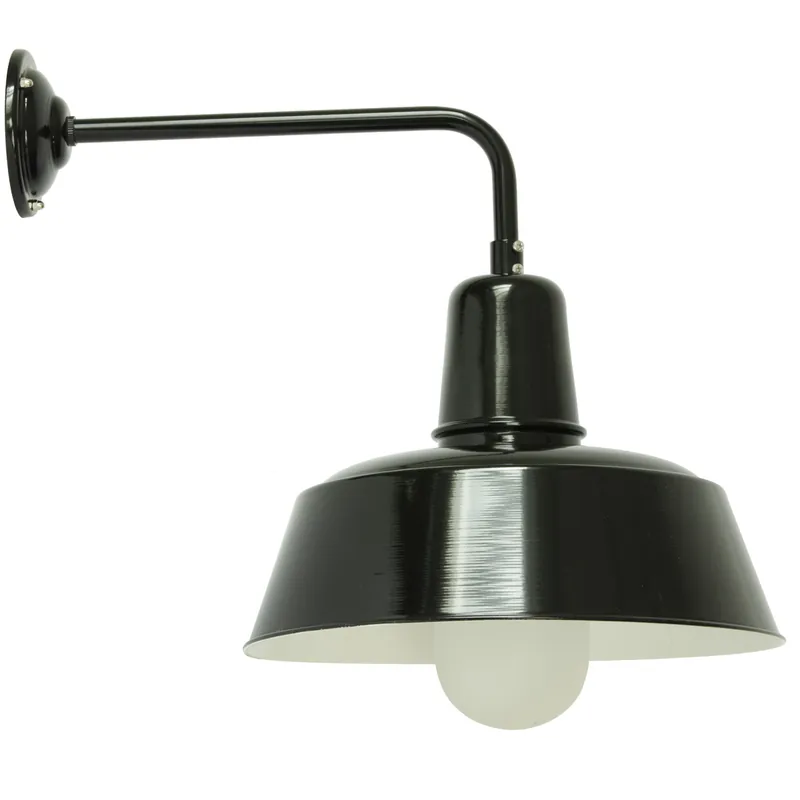 Highlight Klassische Fabrikstil-Außenwandleuchte Berlin RO 130 mit Glas