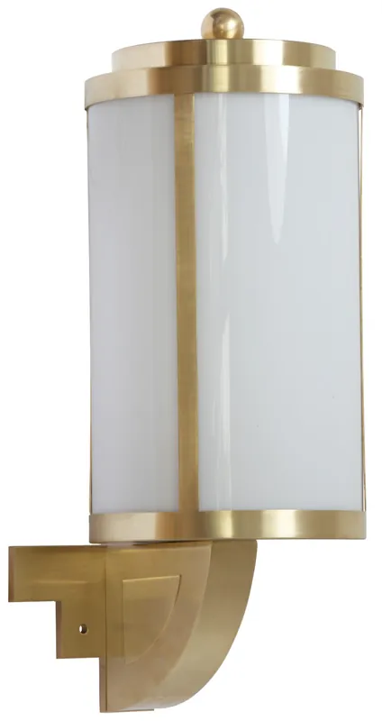 Knallerangebot Große Art déco-Außenleuchte mit Zylinderglas S 4-1