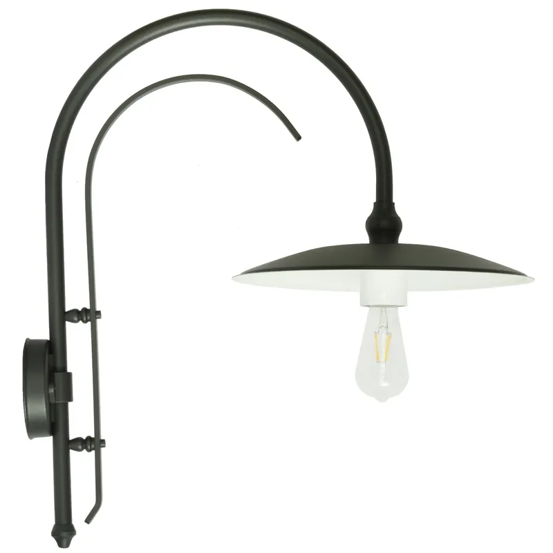 Top-Preis Mediterranen Landhausstil-Bogenwandlampe ohne Glas