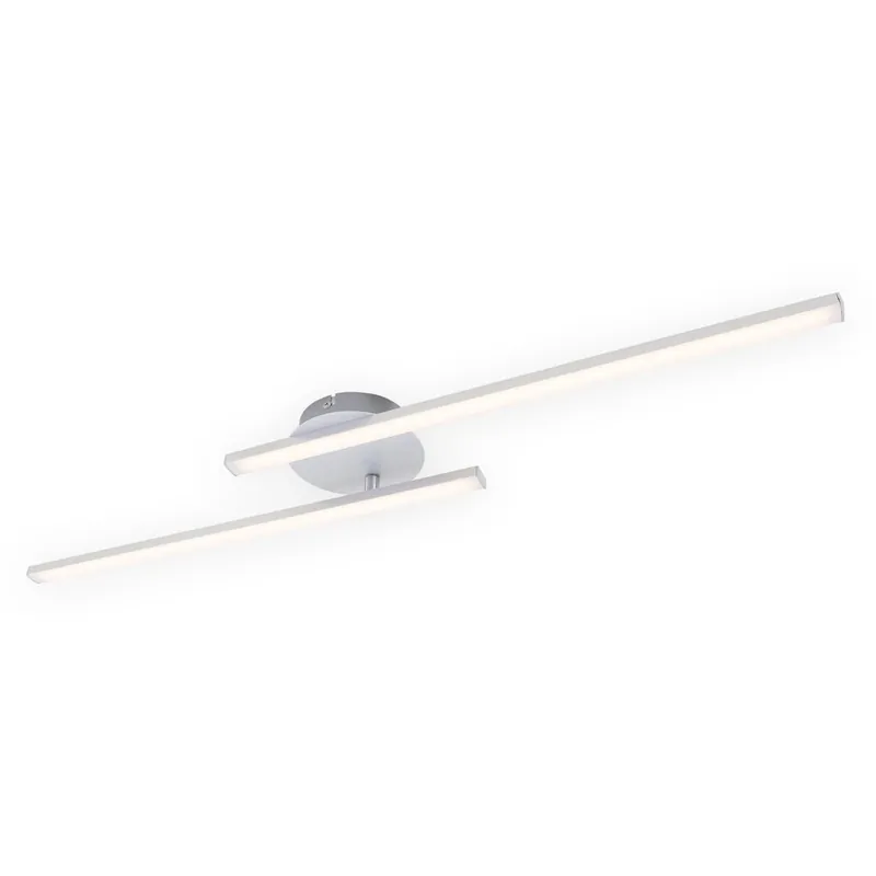 LED Deckenleuchte 78,2 cm 2x18W 1400lm aluminium Preisreduziert