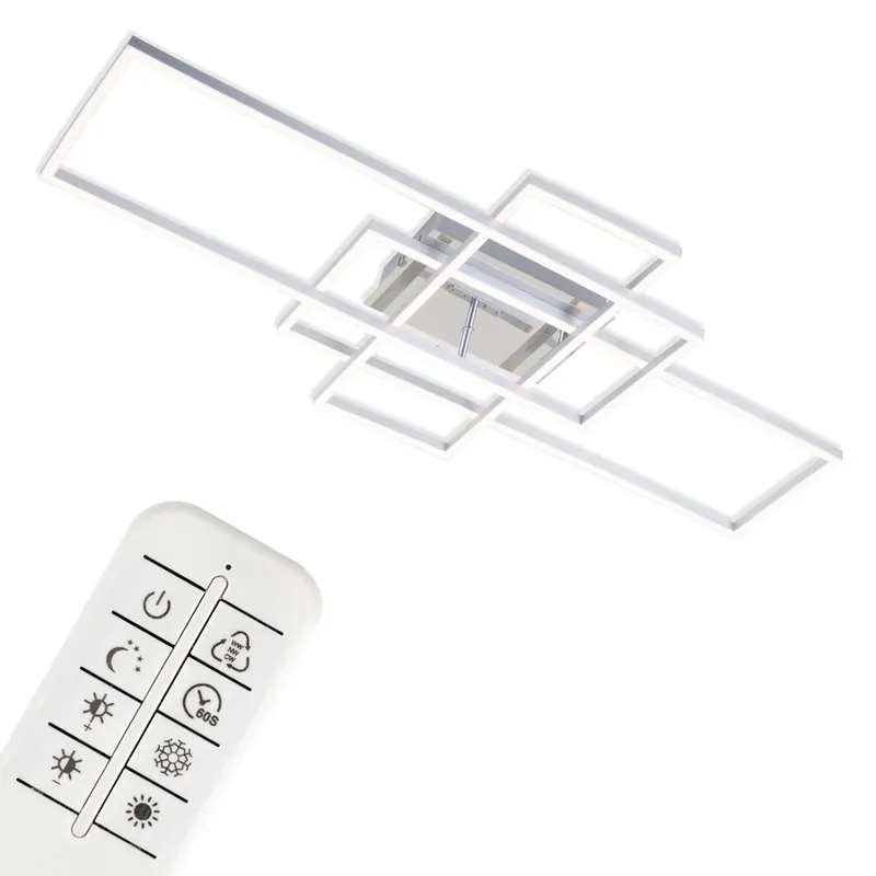Preisreduziert LED CCT Frame 104 cm 2x19W 2500lm chrom