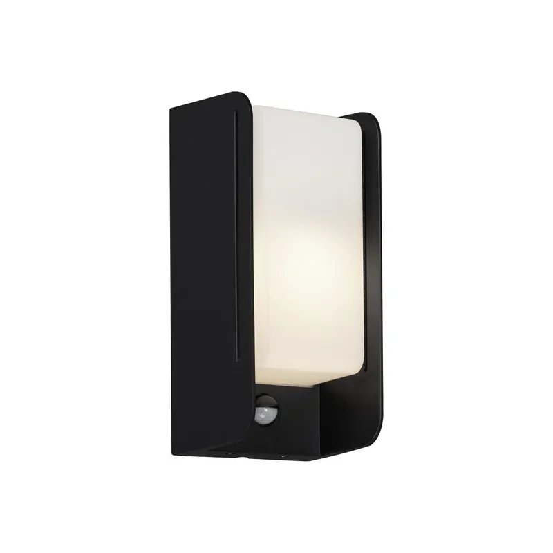 Neu Sensor Außenleuchte 25,5 cm 1x exkl E27 12W schwarz
