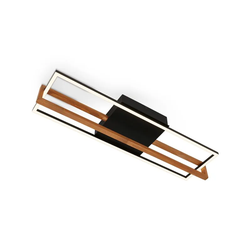LED Deckenleuchte, 73,5 cm, 22W, 2200lm schwarz Meistverkauft