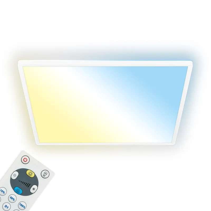 Preisknaller Briloner LED Deckenlampe, Flach, Fernbedienung, Backlight, Weiß