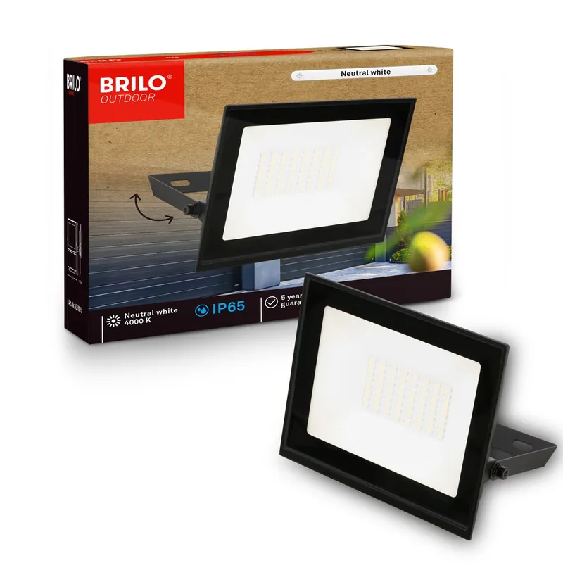 Varo Wandstrahler Außen - 30W, 2700lm, LED, Neutralweiß, IP65, Schwarz Ausverkauf