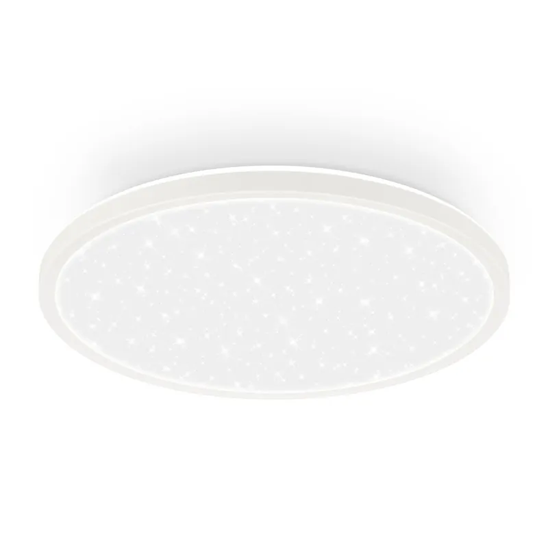 Versand Am Gleichen Tag Slim LED Panel Ø29,3 cm - 18W, 2400lm, Sternenhimmel, Neutralweiß, Weiß