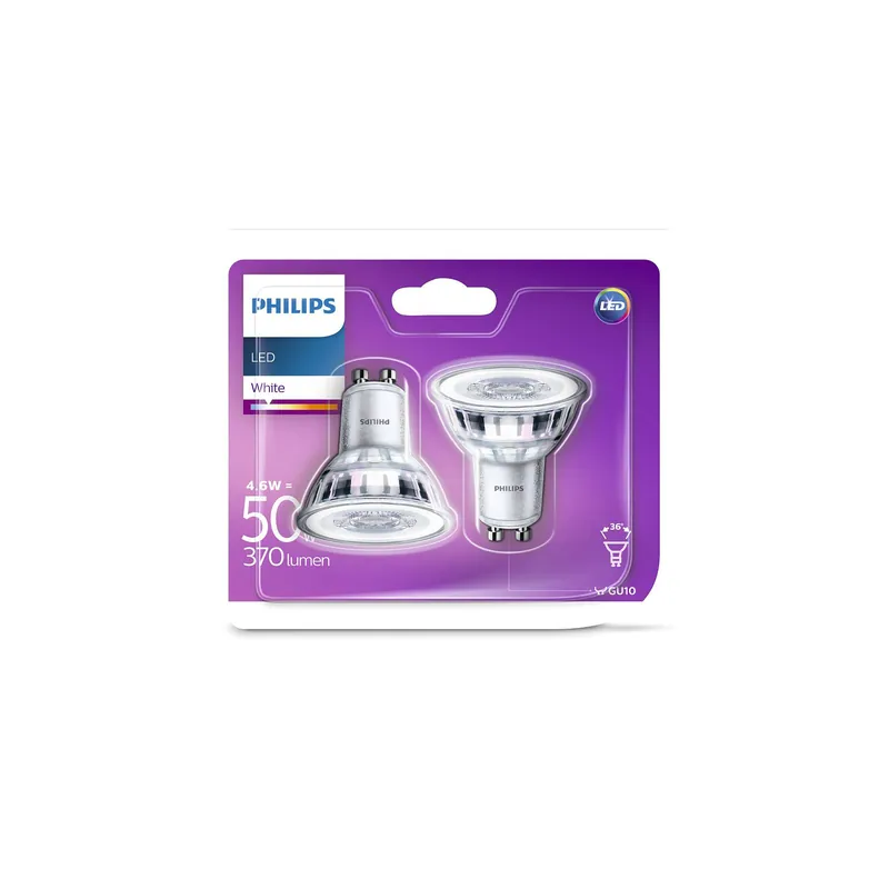 Top-Preis Philips MASTER LED Spot Classic GU10 PAR16 4.6W 370lm 36D - 830 Warmweiß | Ersatz für 50W