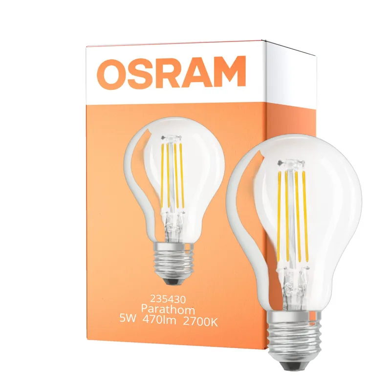 Osram Retrofit LED E27 Kugel Fadenlampe Klar 5W 470lm - 927 Extra Warmweiß | Höchste Farbwiedergabe - Dimmbar - Ersatz für 40W Sonderangebot