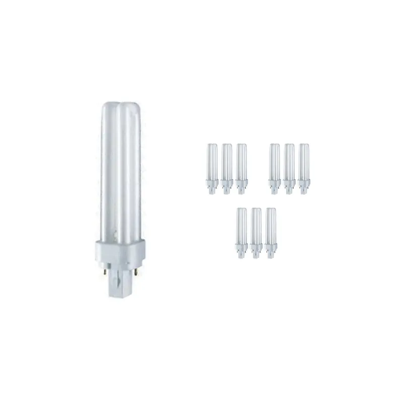 Mehrfachpackung 10x Osram Dulux D 18W - 827 Extra Warmweiß | 2-Pins Must-Have