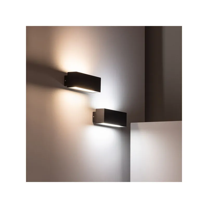 Abverkauf Wandleuchte Oberflächenhalterung Bulkhead LED Carinae Doppelseitige Beleuchtung 12W 480lm 840 IP54 | Kaltweiß - Ersatz für 40W