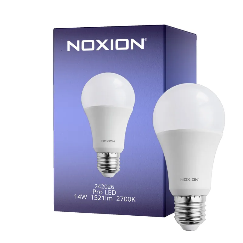 Geprüft Noxion Pro LED E27 Birne Matt 14W 1521lm - 827 Extra Warmweiß | Ersatz für 100W