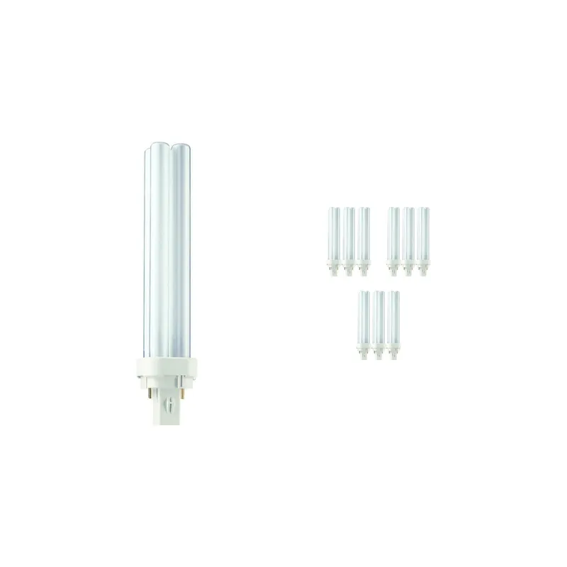 Mehrfachpackung 10x Philips MASTER PL-C 26W - 827 Extra Warmweiß | 2-Pins Neue Ware