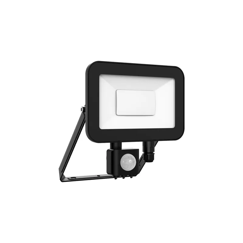 Top-Seller Noxion LED-Scheinwerfer Beamy G2 Schwarz 30W 3100lm 100D - 840 Kaltweiß | IP65 - Bewegungssensor - Symmetrisch