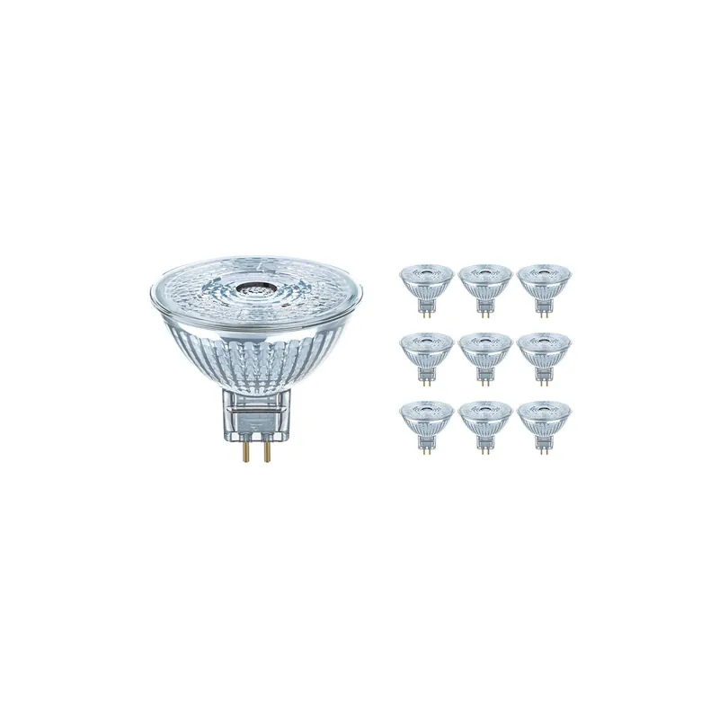 Mehrfachpackung 10x Ledvance Performance LED-Spot Reflektor GU5.3 MR16 3.4W 230lm 36D - 930 Warmweiß | Höchste Farbwiedergabe - Dimmbar - Ersatz für 20W Top-Angebot