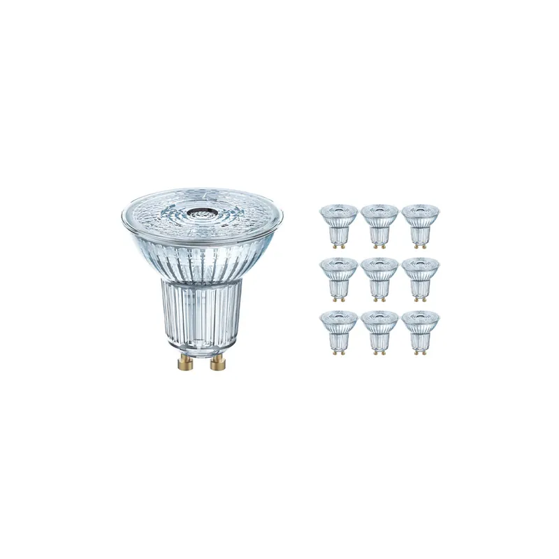 Mehrfachpackung 10x Osram Parathom LED-Spot GU10 PAR16 9W 550lm 36D - 927 Extra Warmweiß | Höchste Farbwiedergabe - Dimmbar - Ersatz für 80W Bestseller