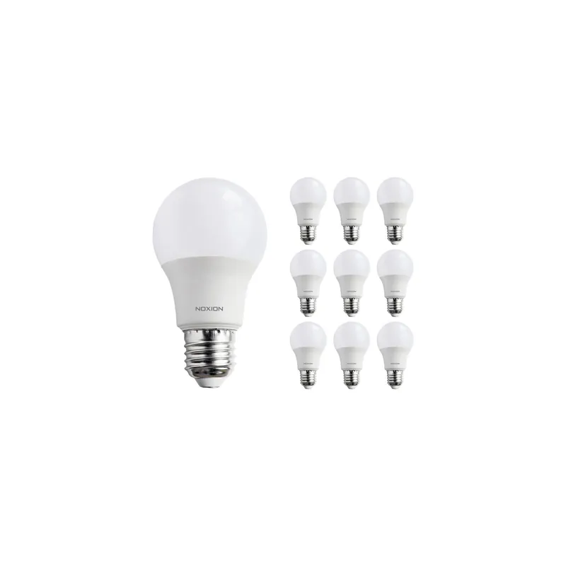 Abverkauf Mehrfachpackung 10x Noxion Pro LED E27 Birne Matt 9W 806lm - 822-827 Dim to Warm | Dimmbar - Ersatz für 60W
