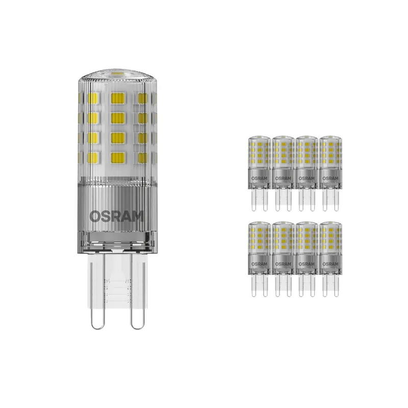 Bestseller Mehrfachpackung 10x Ledvance Performance LED Capsule G9 Klar 4W 470lm - 827 Extra Warmweiß | Dimmbar - Ersatz für 40W