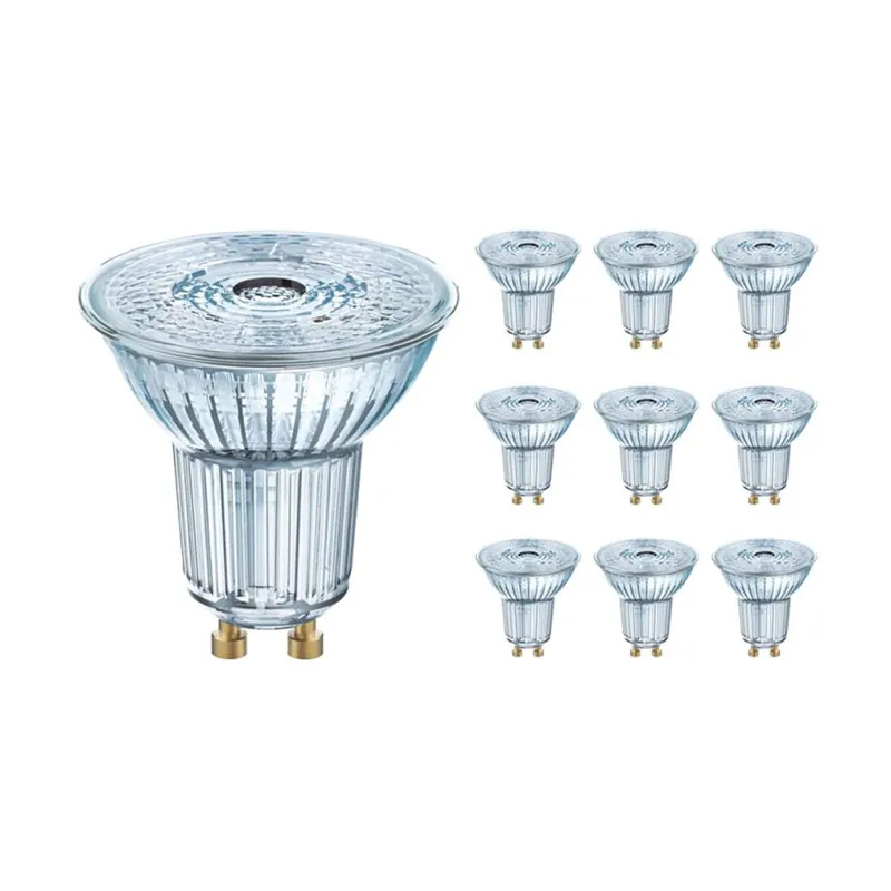 Online Kaufen Mehrfachpackung 10x Ledvance Performance LED-Spot Reflektor GU10 PAR16 8.3W 575lm 60D - 927 Extra Warmweiß | Höchste Farbwiedergabe - Dimmbar - Ersatz für 80W