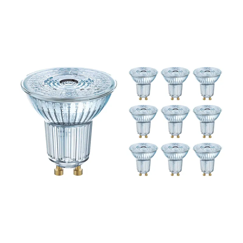 Mehrfachpackung 10x Osram Parathom LED-Spot GU10 PAR16 4.5W 350lm 36D - 930 Warmweiß | Höchste Farbwiedergabe - Dimmbar - Ersatz für 50W Kracherpreis