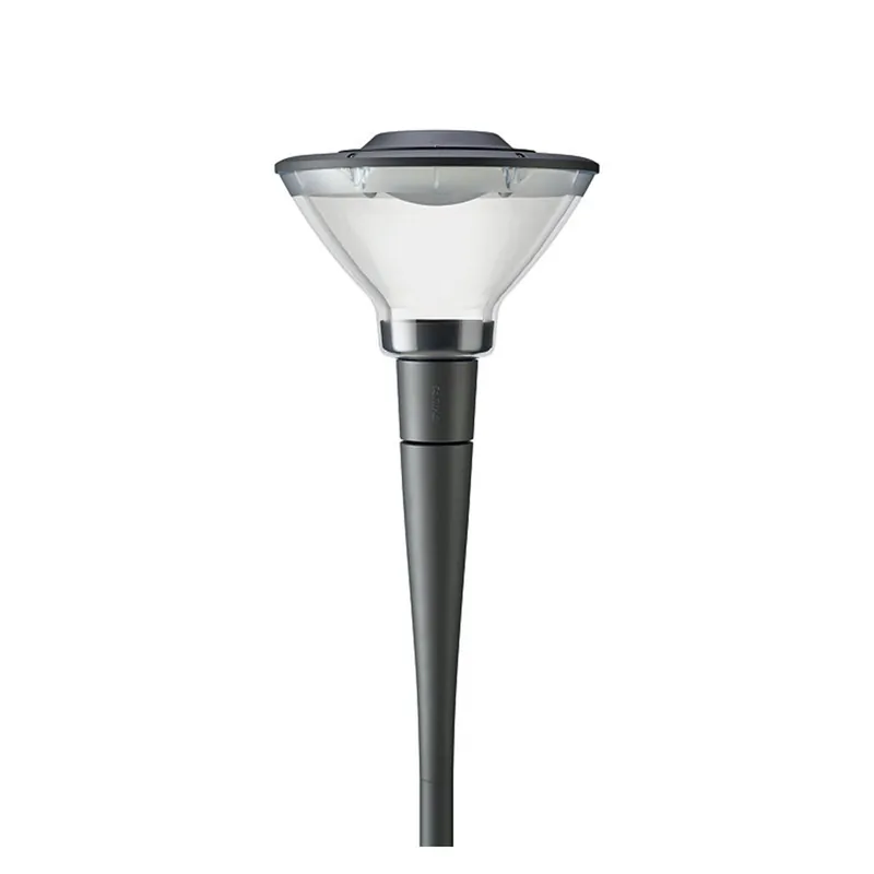 Letzte Chance Philips LED-Straßenbeleuchtung Laterne City Charm Kegel BDS491 Grau 60W 7644lm 360D - 740 Kaltweiß | IP66 - Symmetrisch