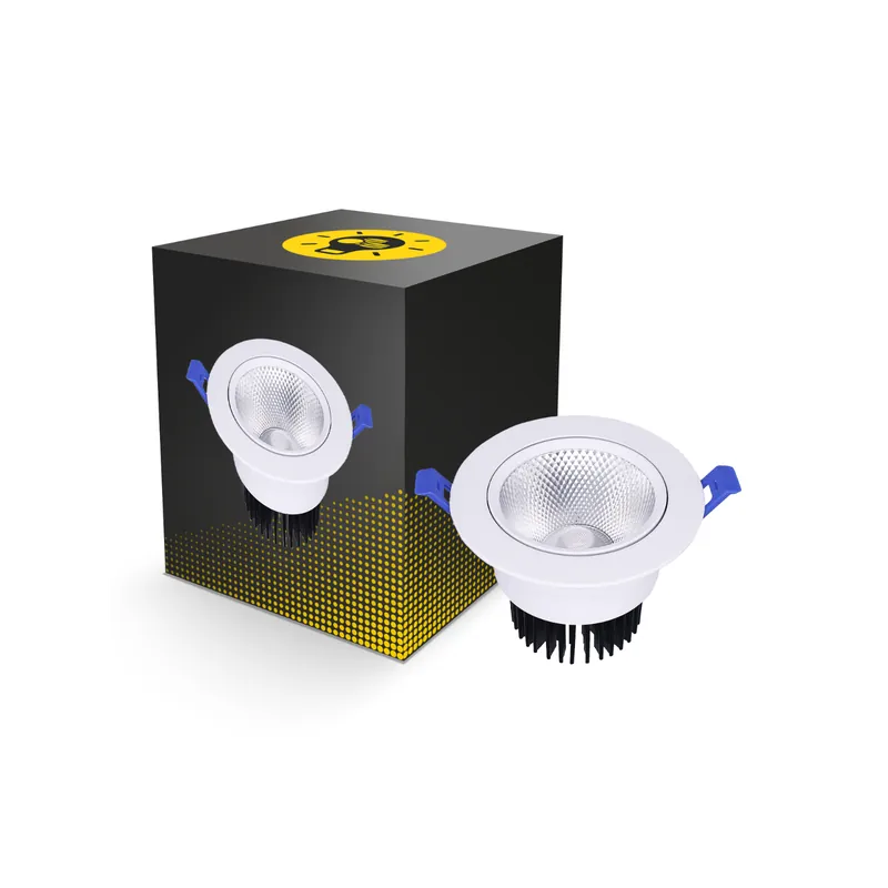 Jetzt Kaufen Bright Choice LED spot Rund Schwenkbar 7W 560lm 60D - 930 Warmweiß | 85mm - Ausschnitt 70mm - UGR <19
