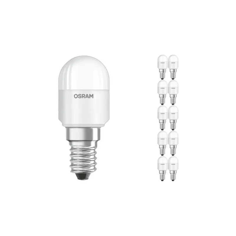 Mehrfachpackung 10x Ledvance LED Special T26 E14 Tubular Matt 2.3W 200lm - 827 Extra Warmweiß | Ersatz für 20W Letzte Chance